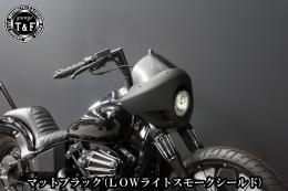 ドラッグスター400　フェアリングカウル(Ver4)マットブラック(LOWライトスモークシールド)