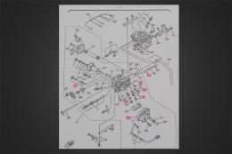 ドラッグスター400　キャブレター用ガスケットSET