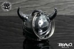 Bravo Bells(ブラボーベル) Viking Warrior Skull Chrome Bell(バイキングウォーリアースカルクロームベル) CL-09