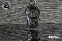 Bravo Bells(ブラボーベル) Flame Skull Keychain(フレイムスカルキーホルダー) BBK-03