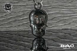 Bravo Bells(ブラボーベル) Flame Skull Diamond Keychain(フレイムスカルダイヤモンドキーホルダー) BBK-11