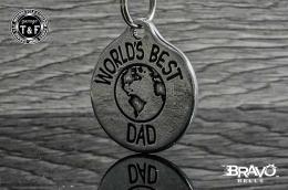 Bravo Bells(ブラボーベル) World’s Best DAD Keychain(世界一のお父さんキーホルダー) BBK-12