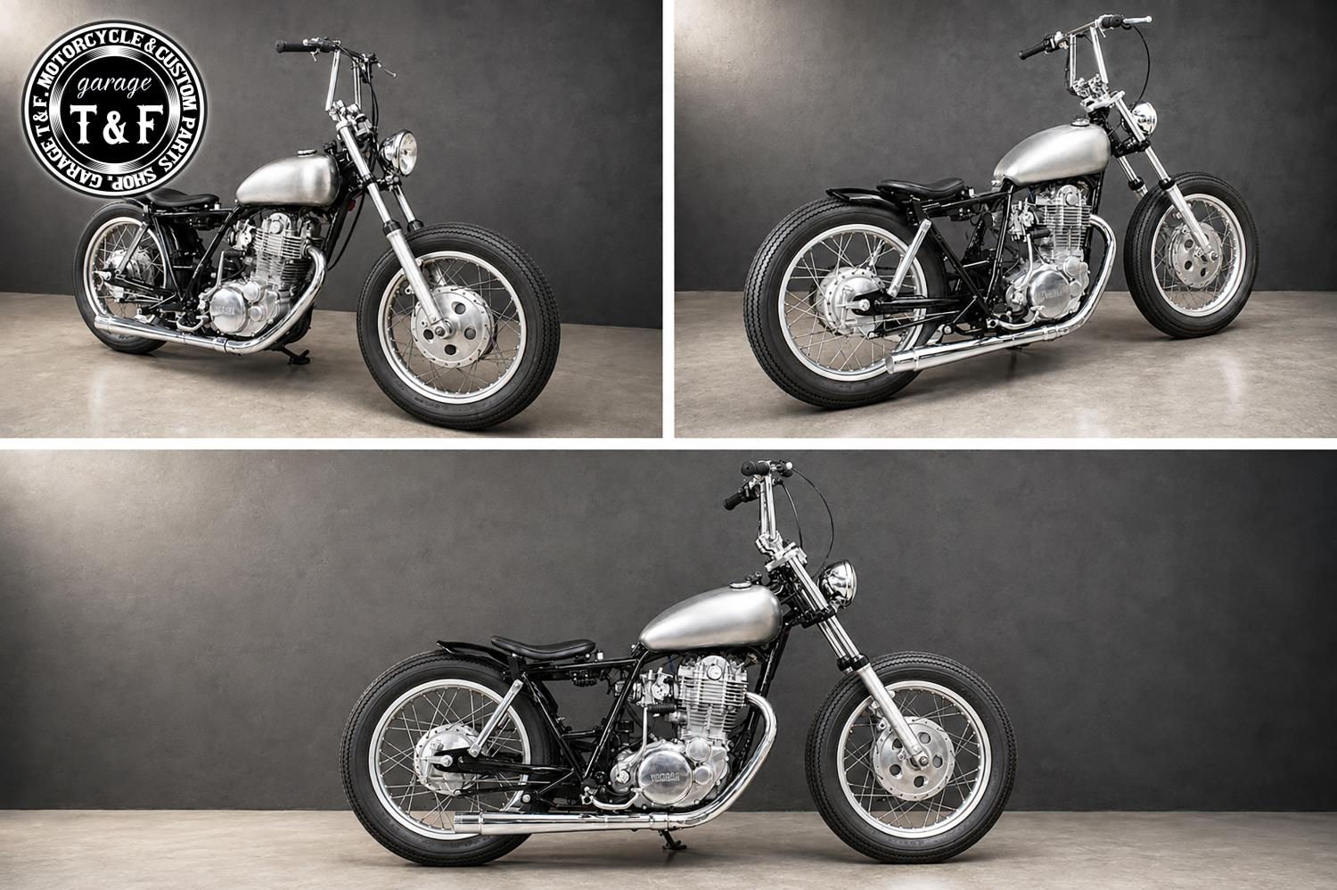 有限会社ガレージT&F / SR400 バナナシェイプタンクKIT(スチール製)