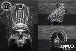 Bravo Bells(ブラボーベル) Indian Skull Bell(インディアンの頭蓋骨の鐘) BB-69