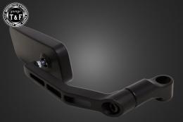 スクエアサイドミラー(ブラック)スイングタイプ(左右セット)