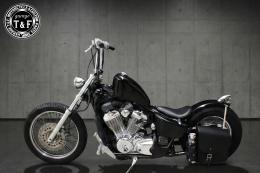 スティード400　カスタムフェンダー用サドルバック&ポータブルガソリン缶SET