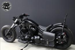 ドラッグスター400　カスタムフェンダー用サドルバックSET(サイドナンバーKIT対応品)