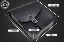 ドラッグスター400　カスタムフェンダー用サドルバック&ポータブルガソリン缶SET(サイドナンバーKIT対応品)