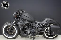 レブル250　純正&コンバットリアフェンダー用サドルバック&ポータブルガソリン缶SET