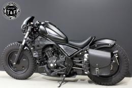 レブル250　ショートリアフェンダー用サドルバック&ポータブルガソリン缶SET