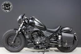 レブル250　ショートリアフェンダー用サドルバック&ポータブルガソリン缶SET