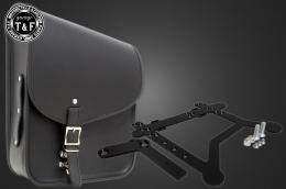 ドラッグスター400　カスタムフェンダー用サドルバックSET(サイドナンバーKIT対応品)