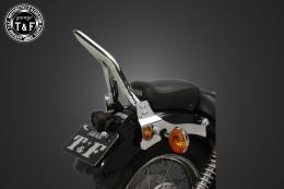 ビラーゴ250　極太φ38シーシーバーショート(メッキ)純正フェンダー専用