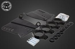 ドラッグスター400　フェアリングカウル(Ver3)ブラック(LOWクリアーシールド)