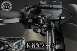 超小型マイクロウィンカー(LED)メッキ　クリアーレンズ仕様　+　各種ステーSET