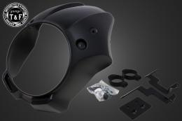 エリミネーター250V　コンバットビキニカウル(マッドブラック)&バードゲージカバーSET