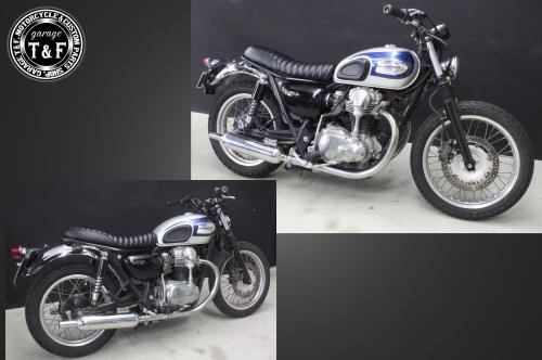 【希少品】w650  シート 純正 タックロール w800 w400