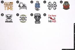 ステッカーB/(メカニックシリーズ)　防水仕様