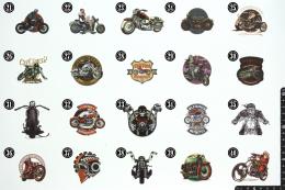 ステッカーC/(モーターサイクルシリーズ)　防水仕様