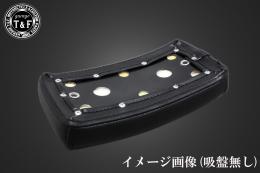 スタッド付きアンティークピリオンシート(タックロール)ブラウン