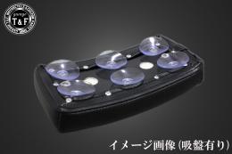 スタッド付きアンティークピリオンシート(バーチカル)ブラウン