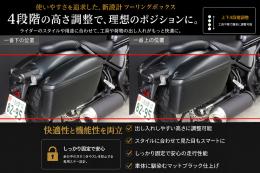 レブル250　ツーリングボックス(マットブラック仕様)