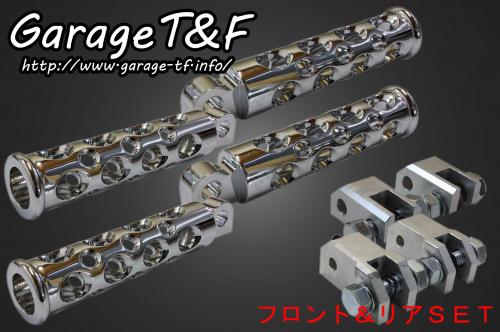有限会社ガレージT&F / ビラーゴ250 コンバットフットペグ(メッキ)