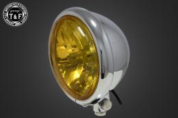 5.75インチLEDバルブベーツライト(オールメッキ)イエローレンズ仕様