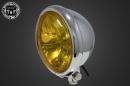 5.75インチLEDバルブベーツライト(オールメッキ)イエローレンズ仕様