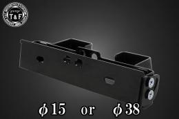 シーシーバー用ナンバーブラケットKIT & ブレットテールランプ(マットブラック)