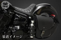 ドラッグスター400　カスタムフェンダー用サドルバック&ポータブルガソリン缶SET