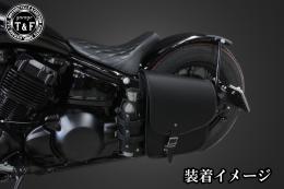ドラッグスター400　カスタムフェンダー用サドルバック&ポータブルガソリン缶SET