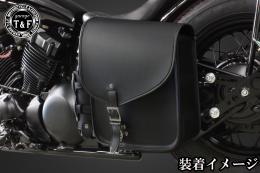 ドラッグスター400　カスタムフェンダー用サドルバック&ポータブルガソリン缶SET