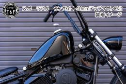 ドラッグスター250　スポーツスタータンク専用40mmアップマウントKIT