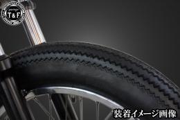 250TR　お買い得!!　unilli(ユナリ)ビンテージタイヤ前後SET(19&18インチ)BK