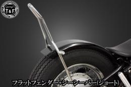 ドラッグスター400　フラットフェンダーKIT(スタンダード)&シーシーバーSET