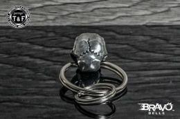 Bravo Bells(ブラボーベル) Raven Skull Diamond Keychain(レイブンスカル(烏の骸骨)ダイヤモンドキーホルダー) BBK-14