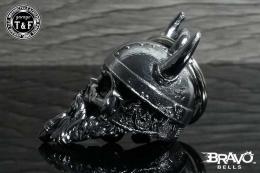 Bravo Bells(ブラボーベル) Viking Warrior Skull Chrome Bell(バイキングウォーリアースカルクロームベル) CL-09