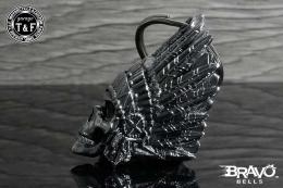 Bravo Bells(ブラボーベル) Indian Chief Skull Chrome Bell(インディアンチーフスカルクロームベル) CL-06