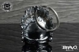 Bravo Bells(ブラボーベル) Indian Chief Skull Chrome Bell(インディアンチーフスカルクロームベル) CL-06