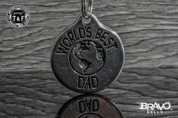 Bravo Bells(ブラボーベル) World’s Best DAD Keychain(世界一のお父さんキーホルダー) BBK-12