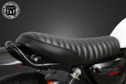 グラストラッカー250(キャブモデル専用)　ショートフラットシート(タックロール)