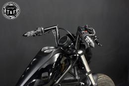 レブル250(2017〜2019年)ABS搭載モデル　極太バットマンハンドル　8インチ(ブラック)&ワイヤーセット