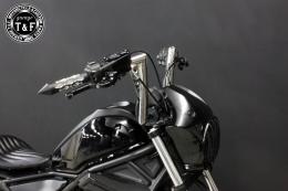 レブル250(2017〜2019年)ABS搭載モデル　極太バットマンハンドル　10インチ(メッキ)&ワイヤーセット