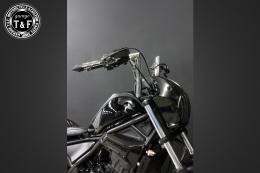 レブル250(2017〜2019年)ABS搭載モデル　極太バットマンハンドル　10インチ(メッキ)&ワイヤーセット