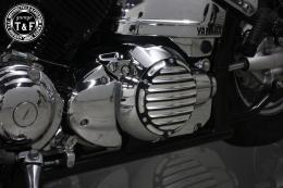 ドラッグスター400　ダミープライマリーカバー(メッキ/C)