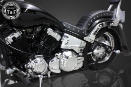 ドラッグスター400　ダミープライマリーカバー(メッキ/G)