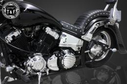 ドラッグスター400　ダミープライマリーカバー(ブラック/C)