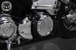 ドラッグスター400　ダミープライマリーカバー(ブラック/D)