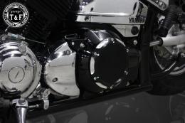 ドラッグスター400　ダミープライマリーカバー(ブラック/F)